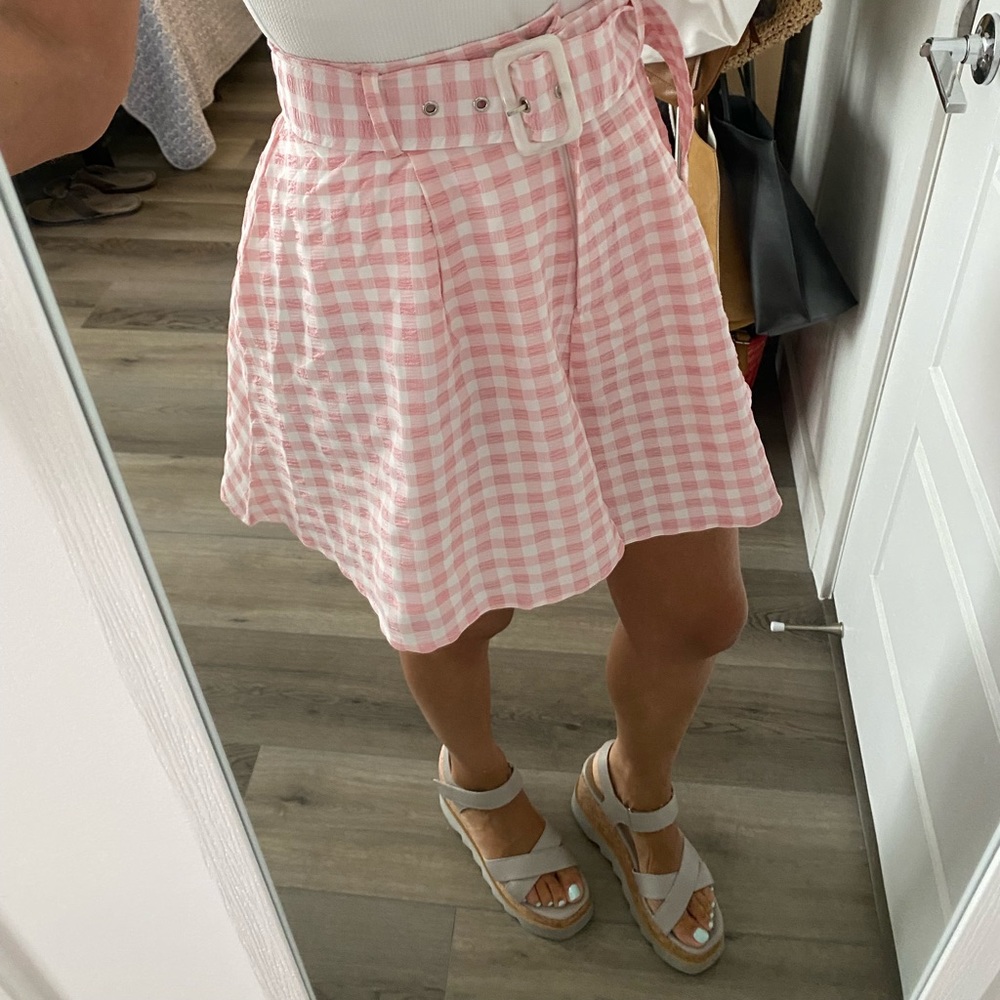 Shorts Vichy print with a slightly flared shape ! New with tag